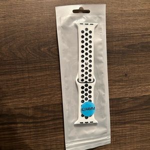 Black and white 42/44 mm Apple Watch band